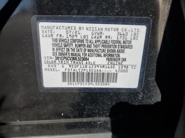 3N1CP5CV3ML523084 Nissan KICKS SV