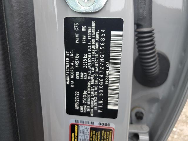 5XXG64J27NG156854 KIA K5 GT LINE