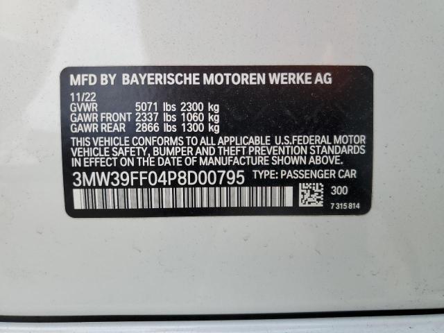3MW39FF04P8D00795 BMW 330e