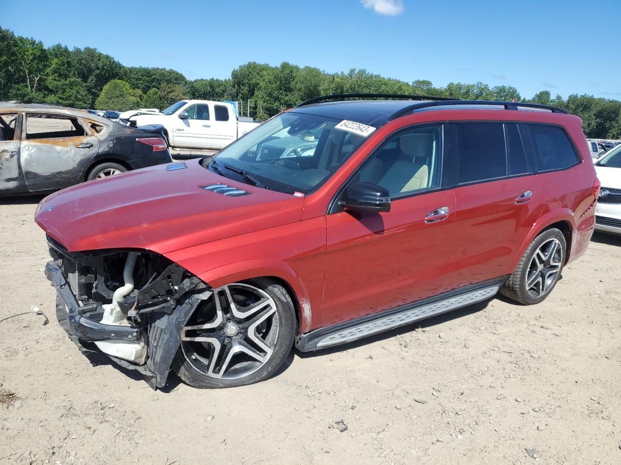 Lot #2960076024 2017 MERCEDES-BENZ GLS 550 4M