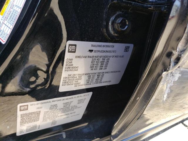3GTPUCEK9NG617673 GMC Sierra K1500 Elevation