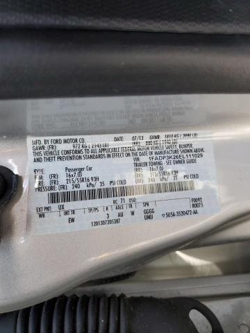 1FADP3K26EL111029 Ford FOCUS SE