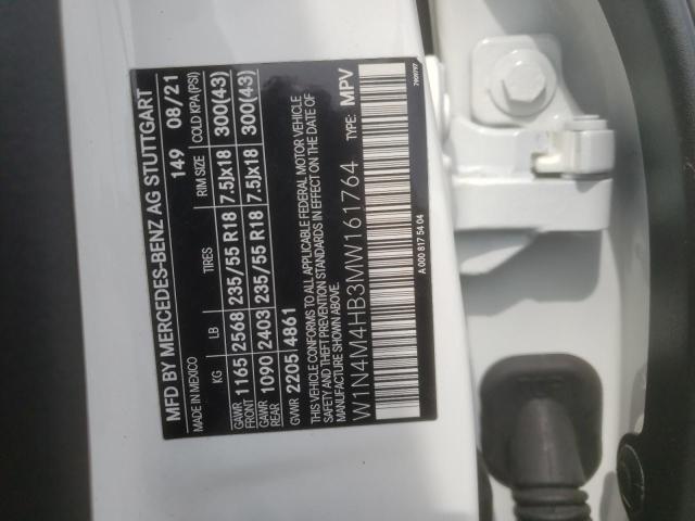 2021 MERCEDES-BENZ GLB 250 4M - W1N4M4HB3MW161764