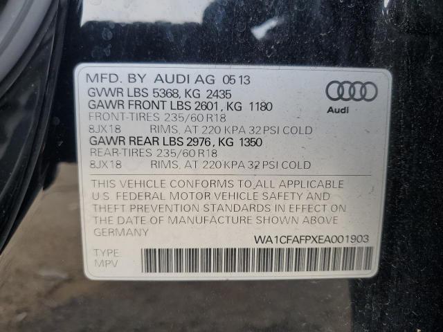 WA1CFAFPXEA001903 2014 AUDI Q5, photo no. 13