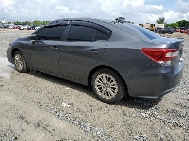 VIN: 4S3GKAD66J3604729 Auction: COPART Lot: 64609243 Location: FL - MIAMI NORTH 4S3GKAD66J3604729 SUBARU IMPREZA 2018 CHARCOAL Photo 2