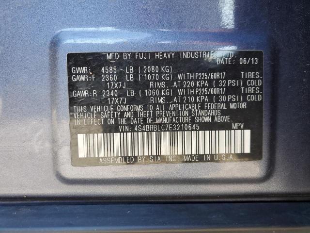 4S4BRBLC7E3210645 Subaru Outback 2.5i Limited