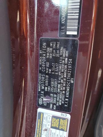 KNDMB5C17H6219754 KIA SEDONA LX