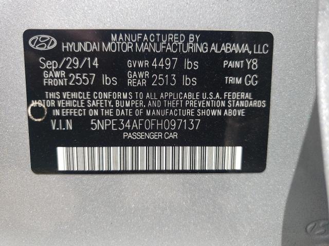 5NPE34AF0FH097137 | 2015 Hyundai sonata sport