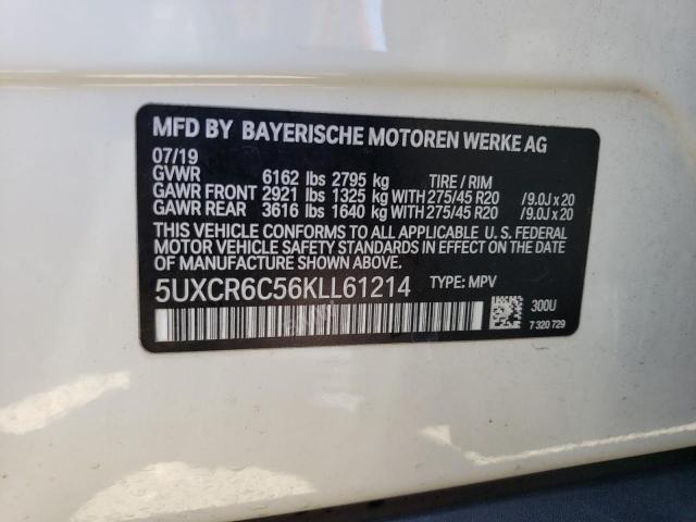 5UXCR6C56KLL61214 2019 BMW X5, photo no. 13