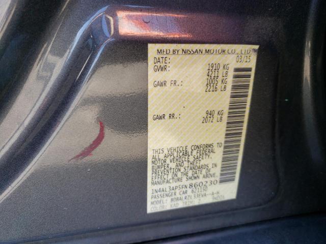 1N4AL3AP5FN860230 Nissan ALTIMA 2.5