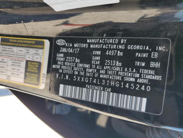 5XXGT4L31HG145240 KIA Optima Lx