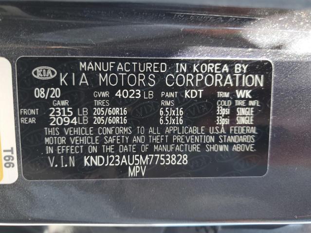 KNDJ23AU5M7753828 Kia Soul LX 12