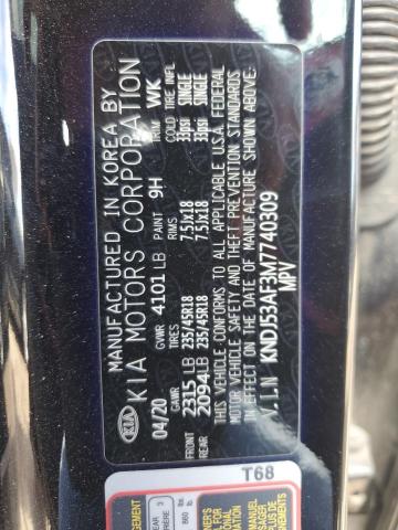 KNDJ53AF3M7740309 KIA Soul Gt-line Turbo