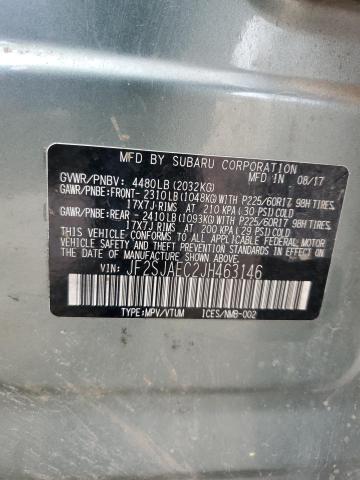 JF2SJAEC2JH463146 Subaru Forester 2.5i Premium