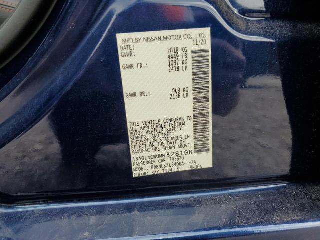 1N4BL4CW0MN328198 Nissan ALTIMA SR