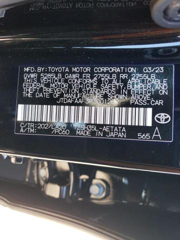 2023 TOYOTA CROWN PLAT - JTDAFAAF3P3001289