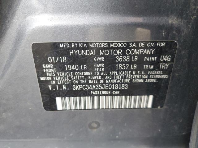 2018 HYUNDAI ACCENT LIM - 3KPC34A35JE018183