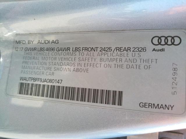 2018 AUDI A3 E-TRON - WAUTPBFF9JA080147