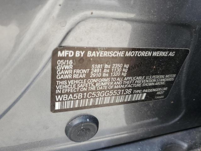 2016 BMW 535 I - WBA5B1C53GG553138