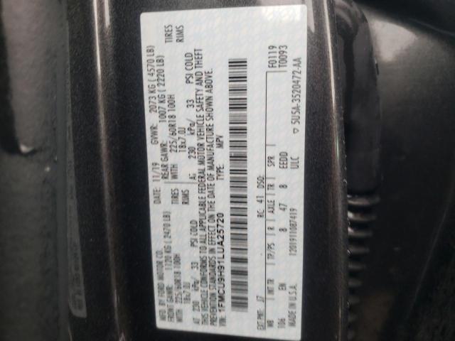 1FMCU9H91LUA25720 Ford ESCAPE SEL