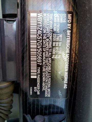 WBY1Z4C57GV505697 BMW I3 REX