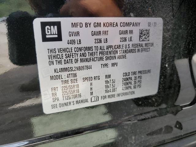 KL4MMGSL2NB097844 Buick Encore Gx Essence
