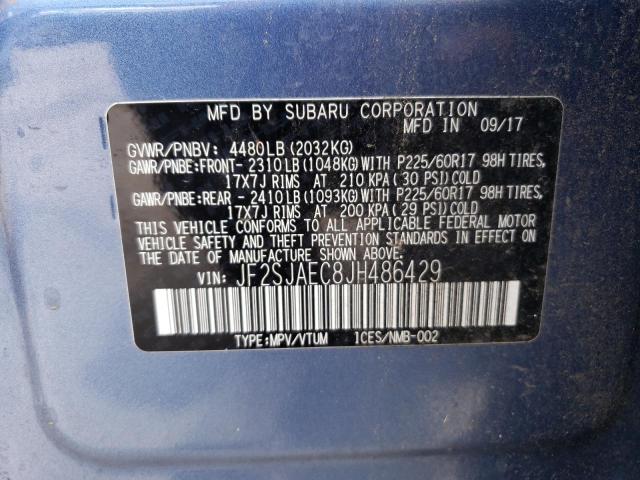JF2SJAEC8JH486429 Subaru Forester 2.5i Premium