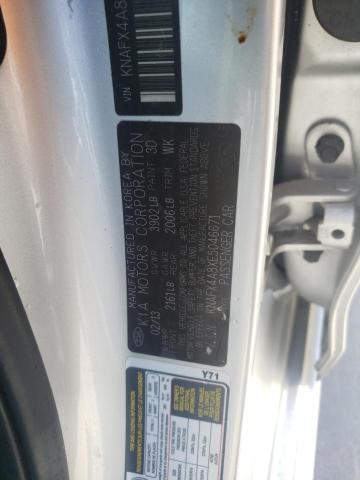 KNAFX4A8XE5046671 KIA FORTE EX