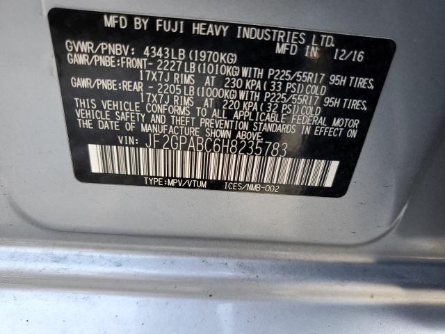 JF2GPABC6H8235783 Subaru Crosstrek Premium