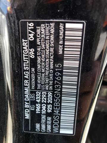 WDDSJ4EB5GN376915 Mercedes-Benz CLA 250