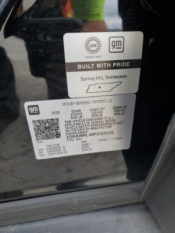 1GKKNRL45PZ110131 GMC ACADIA SLE