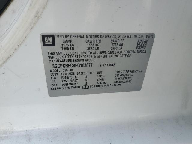 2015 CHEVROLET SILVERADO2 - 3GCPCREC8FG103877
