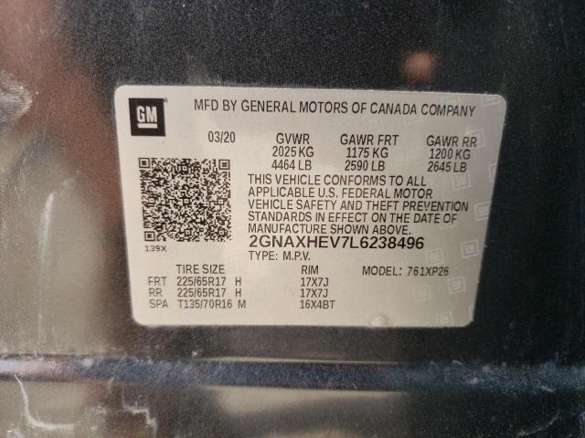 2020 CHEVROLET EQUINOX LS - 2GNAXHEV7L6238496