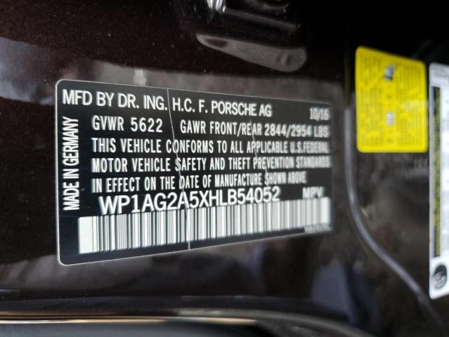 2017 PORSCHE MACAN GTS - WP1AG2A5XHLB54052