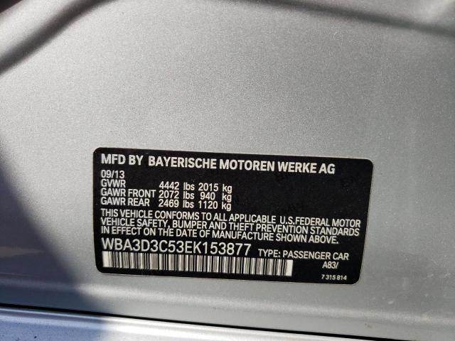 WBA3D3C53EK153877 BMW 328 D