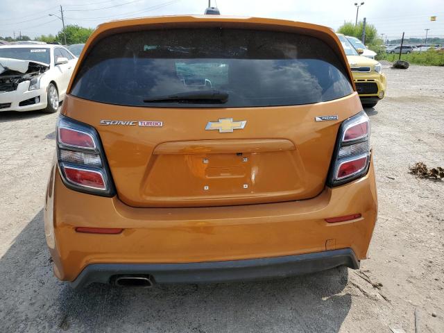 CHEVROLET SONIC 2017 Оранжевий
