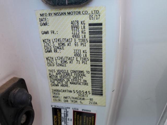 1N6BA1RP7HN550545 Nissan TITAN XD S