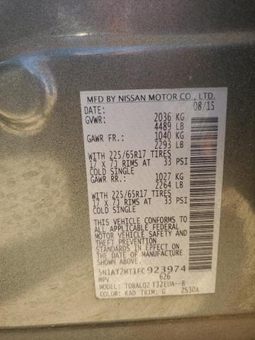 2015 NISSAN ROGUE S - 5N1AT2MT1FC923974