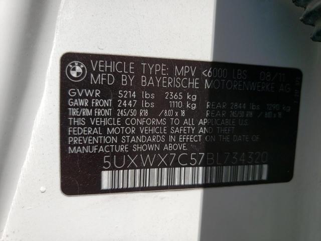 5UXWX7C57BL734320 2011 BMW X3, photo no. 14