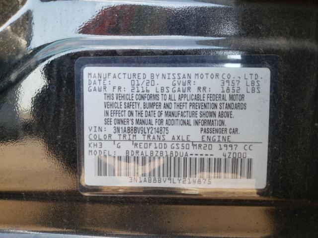 3N1AB8BV9LY214875 Nissan SENTRA S
