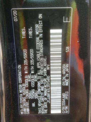 2020 LEXUS RX 450H L JTJJGKFA1L2015480