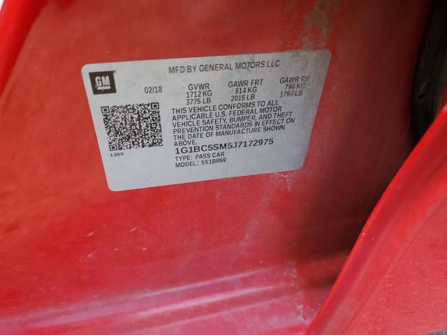 1G1BC5SM5J7172975 Chevrolet CRUZE LS