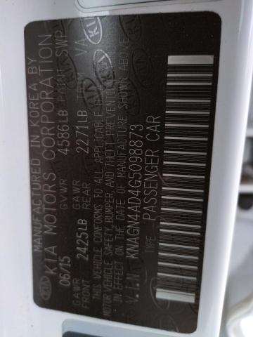 KNAGN4AD4G5098873 KIA OPTIMA HYBRID