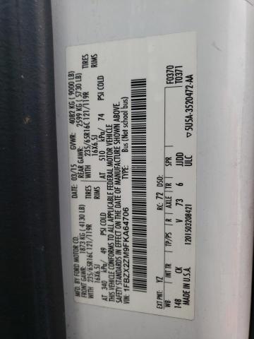 1FBZX2ZM9FKA64706 Ford Transit T-350