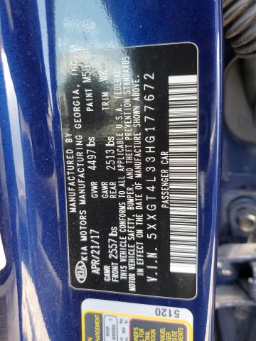 5XXGT4L33HG177672 KIA Optima Lx