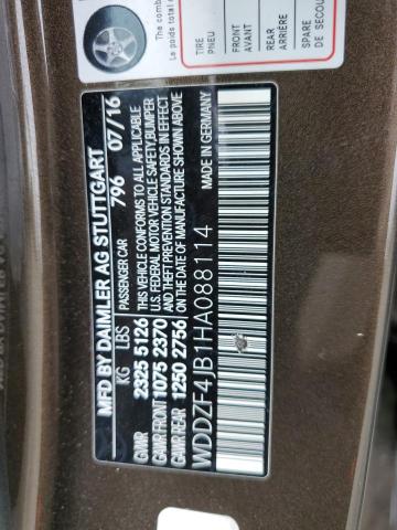 WDDZF4JB1HA088114 Mercedes-Benz E 300
