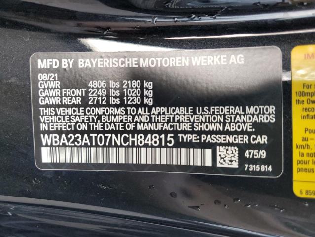 WBA23AT07NCH84815 BMW 4 Series 430I 10