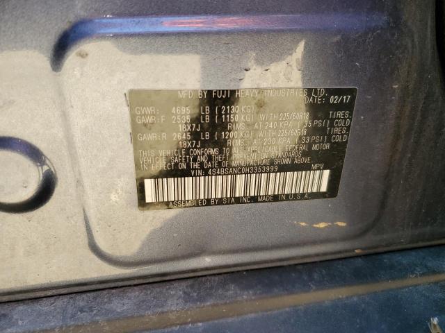 4S4BSANC0H3353999 Subaru Outback 2.5i Limited