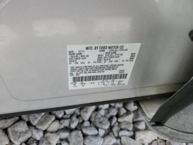 2LMTJ8LR8GBL39374 Lincoln Mkx Reserve