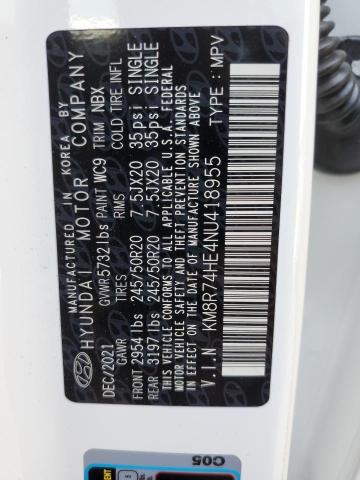 2022 HYUNDAI PALISADE C - KM8R74HE4NU418955